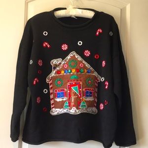 Vintage Paris Smith Ugly Christmas Sweater Size L